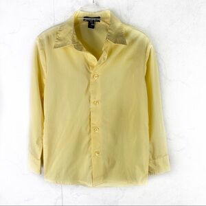 [George] Classic Yellow Button Down